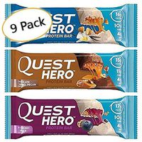 Quest Nutrition Hero Protein Bar, Low Carb, Gluten Free, Variety Pack Adventure Box (9 Count)