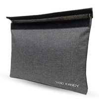Stash Bag Smell Proof Pouch 12x9 inches Unique Design with Hidden Pocket Odorless Stash Container Bag Heavy Duty Gray Smell Proof Bag Container with Activated Carbon Lining Odor Pouch for Herbs Stash