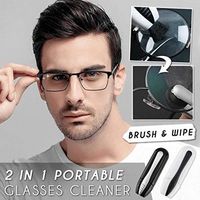 Tezoo 2 in 1 Portable Glasses Cleaner (Purple)