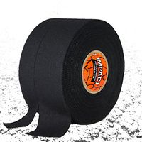 Impact Athletic Tapes – Split Athletic Tape (1.5" x 15 Yards) 50/50 Blend Polyester & Cotton for Durability - 100% All Natural Rubber Adhesive – Hypoallergenic - Trainers Tape (Black)