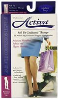Activa Soft Fit 20-30 mmHg Panty Hose, Ivory, Medium