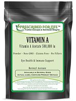 Vitamin A - Vitamin-A Acetate 500,000 iu Powder (Retinyl Acetate), 5 kg