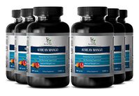 Natural libido Booster for Men - African Mango Extract - Libido Natural - 6 Bottles 360 Capsules
