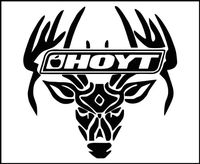 8" Vinyl Decal - Hunting / Outdoors - Hoyt Logo - Truck, iPad, Gun or Bow Case