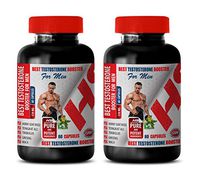 Men Sexual Performance Enhancement - Best Testosterone Booster 518 MG - for Men ONLY - Fenugreek Supplement for Men - 2 Bottles 120 Capsules