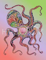 Hi-Look Microfiber Cleaning Cloth - Octopus