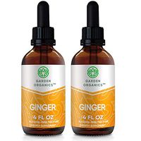 Garden Organics - Ginger Alcohol-Free Extract, Organic Ginger (Zingiber officinale) Dried Root (2x4 Fl Oz)