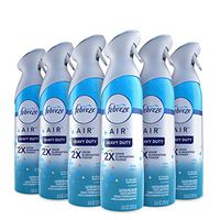 Febreze AIR Effects Air Freshener Heavy Duty Crisp Clean, 8.8 oz (Pack of 6)