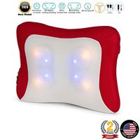 TENZO® Massage Cushion (2020 New Model) - Massaging Pillow for Home, Office or car - Kneading, Heating, Infrared and Combined Systems – 2 Years Warranty GLOBAL RELAX® US