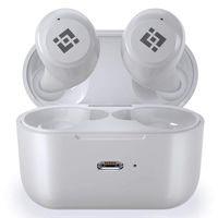 Wireless Earbuds 【Upgraded Graphene 3D Stereo Sound】 Bluetooth 5.0 with 28Hr Play Time Noise Cancelling HonShoop Lightweight Bluetooth Headphones Built-in Mic (Black) (Matte Black) (White)