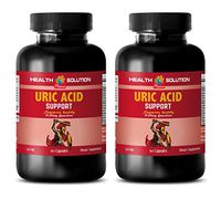 Energy Booster for Men - URIC Acid Formula - Support Kidney Function - Urinary System Support - 2 Bottles (120 Capsules)
