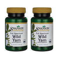 Swanson Full Spectrum Wild Yam 400 Milligrams 60 Capsules (2 Pack)