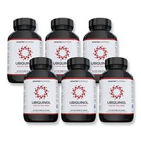Smarter Ubiquinol - Plant-Based Active CoQ10 for Heart, Liver, Brain Health - with Ahiflower Seed Oil The Richest Omega 3-6-9 Fatty Acid Profile in The World, Vegetarian Softgel (180 Servings)