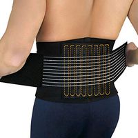 1PCS Lumbar Support Waist Pain Back Injury Supporting Brace for Fitness Weightlifting Belts Sports Safety Corrector(XL)