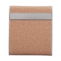 Fdit Portable Pocket Carrying Cigarette Box Case Holder Holds 20 Cigarettes (Beige)