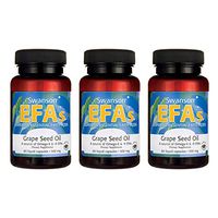 Swanson Grape Seed Oil 500 Milligrams 60 Liq Capsules (3 Pack)