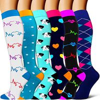 Compression Socks - Compression Sock Women & Men - Best Running, Athletic Sports, Crossfit, Flight Travel