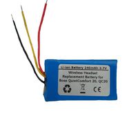 240mAh/3.7V Replacement Battery for Bose PR-452035, QuietComfort 20, QC20 Wireless Headset