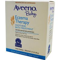 Aveeno Baby Eczema Therapy Soothing Bath Treatment, Single Use Packets 5 ea(pack of 2)
