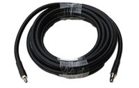 HzLabs RPSMA WiFi Antenna Extension Cable: 25ft(8M) Black Low Loss LMR400 Coax Cable