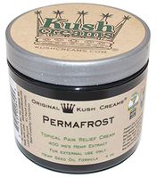 Kush Creams - Permafrost - Emu Oil & Hemp Oil Infused with 30+ Herbal Ingredients - Topical Pain Relief Cream with Aromatherapy - Award Winning - Doctor Recommended - Lab Tested - 4 oz Jar