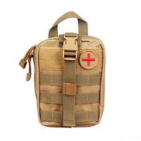 First Aid Bag Empty Tactical Medical Pouch EMT Emergency Survival Kit Outdoor Travel Molle Rip-Away EMT for IFAK Medical Multipurpose Waist Pack Military Utility kit,1