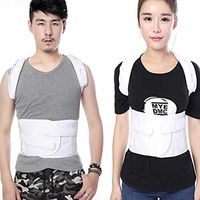 Wyyggnb Back Posture Corrector, Student Children Adult Male and Female Kyphosis Correction Back Correction Clothing Correction with Scoliosis (Color : White, Size : M)