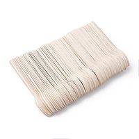 Disposable Wooden Spoons Biodegradable Wooden Cutlery Perfect for Crafts, Sugar Scrubs, Tasting and Sampling