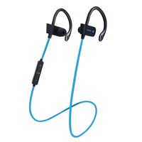 NEW Bluetooth headset headphone, mini on-ear wireless anti-sweat sports headset headphone with microphone,noise reduction perfect for exercise,running,iPhone.iPad,Android phones(Blue+Black)