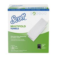 Scott Multi-fold Paper Towels for Small Business (49183), 9.2” x 9.4”, 8 Clips per Case