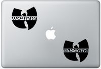 Wutang Logo FlashDecals1069 Set Of Two (2x) , Decal , Sticker , Laptop , Ipad , Car , Truck