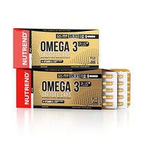 Nutrend Omega 3 SOFTGEL Plus Vitamin D 120 Caps 1000mg 30% EPA 21% DHA First-Class Form of Fish Oil improving Heart and Brain Functions