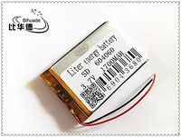 BIHUADE 3.7V 1700MAH 604060 Lithium Polymer Li-Po Rechargeable Battery for DIY Mp3 MP4 MP5 GPS