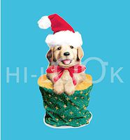 Hi-Look Microfiber Cleaning Cloth - Christmas Puppy