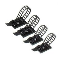 GLE2016 Adjustable Self-Adhesive Nylon Cable Straps Cable Ties Cord Clamp for Wire Management, 2 Size