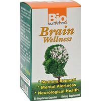 Bio Nutrition Brain Wellness - 60 Vegetarian Capsules -pack of 2