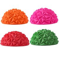 Spiky Massage Ball for Myofascial Release and Plantar Fasciitis and All Over Body Deep Tissue Muscle Therapy Deep Tissue Foot Massager(4 Pcs),E