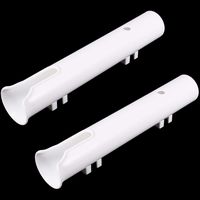 Ogrmar 2PCS Fishing Rod Holder Rod/Ship Yacht Fishing Rod Frame Portable Lightweight and Durable (White)