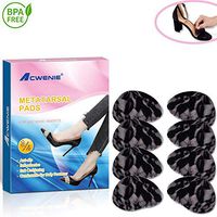 Metatarsal Pads - Ball of Foot Cushions for Women High Heels - One Size Fits All for Pain Relief, 4 Pairs