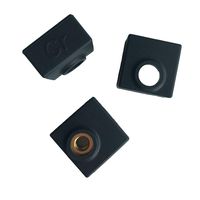 Creality Original 3D Printer Heater Block Silicone Cover MK7/MK8/MK9 Hotend for Creality CR-10,10S,S4,S5,Ender 3, Ender 3 Pro,ANET A8 (Pack of 3)