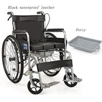 YangMi Wheelchair- Folding Portable Small Portable Toilet Wheelchair Elderly Elderly Portable Disabled Wheelchair Trolley (Color : Tartan Oxford, Size : 122x89cm)