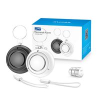 Safesound Personal Alarm Keychain Security Horns Sirens, 130 dB Pocket Guardian Personal Alarm for Women Seniors Kids with Extra Batteries Gift - 2 Pack