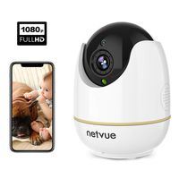 Pet Camera - 1080P Wireless Indoor Camera with Human Detection, Cloud Storage 24-Seconds Smart Clips, 2 Way Audio, Night Vision, Pet Monitor on iOS, Android, Home Camera Alexa Compatible