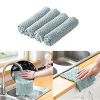Cascat Water Absorption Dishcloth, Home Kitchen Solid Soft Smooth Bowl Cleaning Cloth Sponges