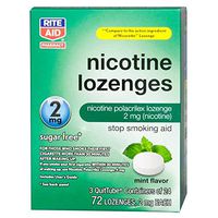 Rite Aid Mint Nicotine Lozenges, 2mg - 72 Lozenges | Quit Smoking Products