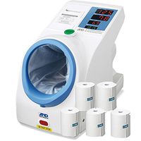 LifeSource TM-2657P Tabletop Fully Automatic Blood Pressure Monitor w Printer and 5 Thick Paper Rolls