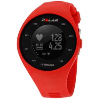Polar M200 GPS Running Watch with Wrist-Based Heart Rate, Red, Medium/Large