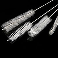 NIHAI 4 Pcs Bottle Cleaning Brush Set, Long Handle Bottle Cleaner for Washing Narrow Neck Glass Bottles, Thermos Kettle Spout/Lid Cleaner Brushes