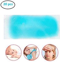 Forehead Cooling Sticker, Boodlab 20pcs Cooling Gel Patches, Cooling Forehead Strips Relieve Headache,Toothache Pain,Drowsiness, Fatigue, Refreshing, Relieve Fatigue, Sunstroke
