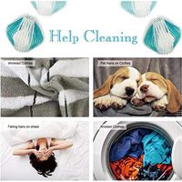 Lint Remover Washing Balls-Reusable Washing Balls Plastic Dryer Balls Magic Hair Fur Removal Laundry Balls (12 Pack)